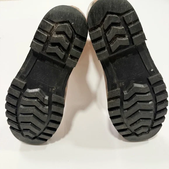 Burberry Women’s Rain Boots Size 38 (Fits 7) Black Classic Check Rubber - Picture 3 of 5